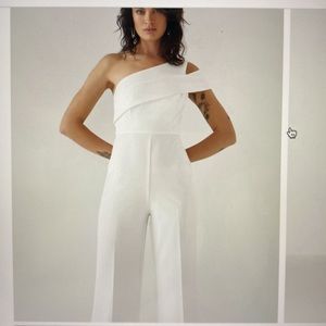 BCBG Coraline Cold Shoulder Jumpsuit